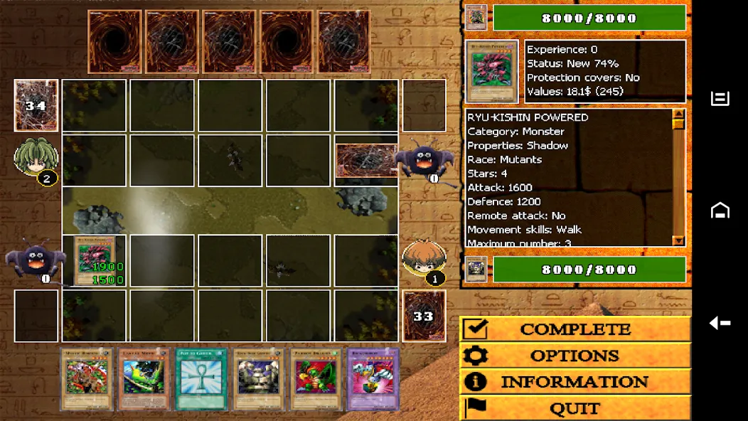 Magic Card - Yugi memories (Маджик Кард) [МОД: Меню, Бесконечные монеты и Открытые уровни] Screenshot 4
