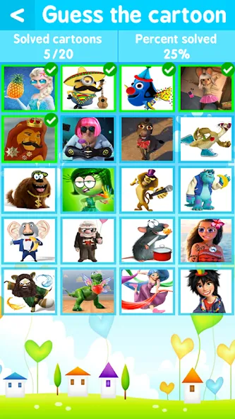 Cartoon Quiz [МОД: Много денег, Монет и Все открыто] Screenshot 2