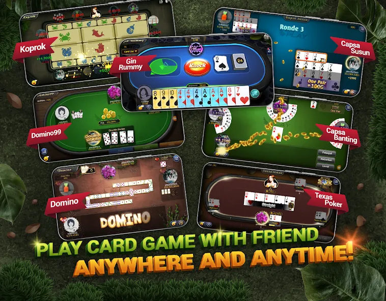 Indoplay-Capsa Domino QQ Poker (Индоплэй) [МОД: Много денег, Монет и Все открыто] Screenshot 4