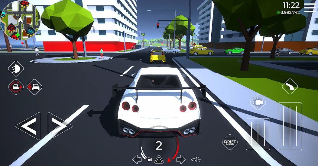 Cars LP – Extreme Car Driving (Карс ЛП) [МОД: Меню, Бесконечные монеты и Открытые уровни] Screenshot 2