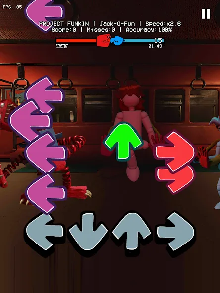 Purple Cat Playtime Rap Battle (Плейтайм) [МОД: Много монет, Открытые уровни и Мега MOD] Screenshot 4