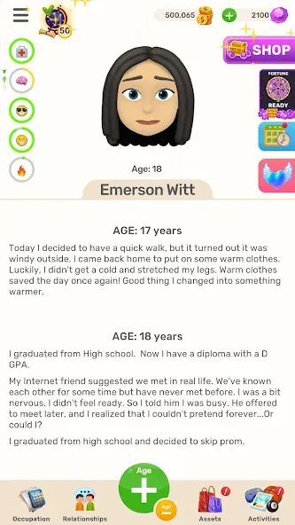 Age Sim: Adventure Living (Риал Лайф) [МОД: Много денег, Монет и Все открыто] Screenshot 5