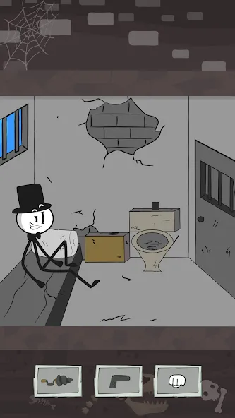 Prison Break: Stick Story (Призон Брейк) [МОД: Бесконечные деньги, Монеты и Мега MOD] Screenshot 1