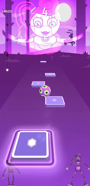 Mommy 3D Music Tiles Hop Game (Мамочка 3D Музыкальная Игра По Прогулкам Плитки) [МОД: Много денег, Монет и Все открыто] Screenshot 5