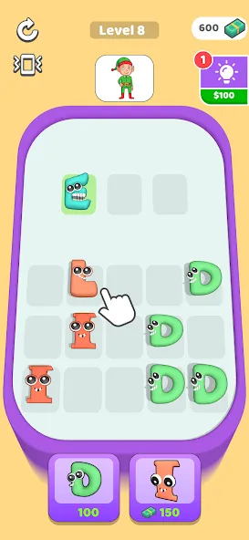 ABC Merge (ЭйБиСи Мердж) [МОД: Много денег, Монет и Все открыто] Screenshot 1