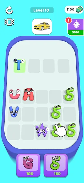ABC Merge (ЭйБиСи Мердж) [МОД: Много денег, Монет и Все открыто] Screenshot 2
