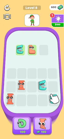 ABC Merge (ЭйБиСи Мердж) [МОД: Много денег, Монет и Все открыто] Screenshot 4
