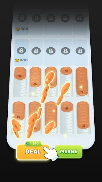 Coin Sort (Коин сорт) [МОД: Бесконечные деньги, Монеты и Мега MOD] Screenshot 2