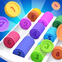 Скачать Coin Sort (Коин сорт) [МОД: Бесконечные деньги, Монеты и Мега MOD] | Взлом Coin Sort на Андроид