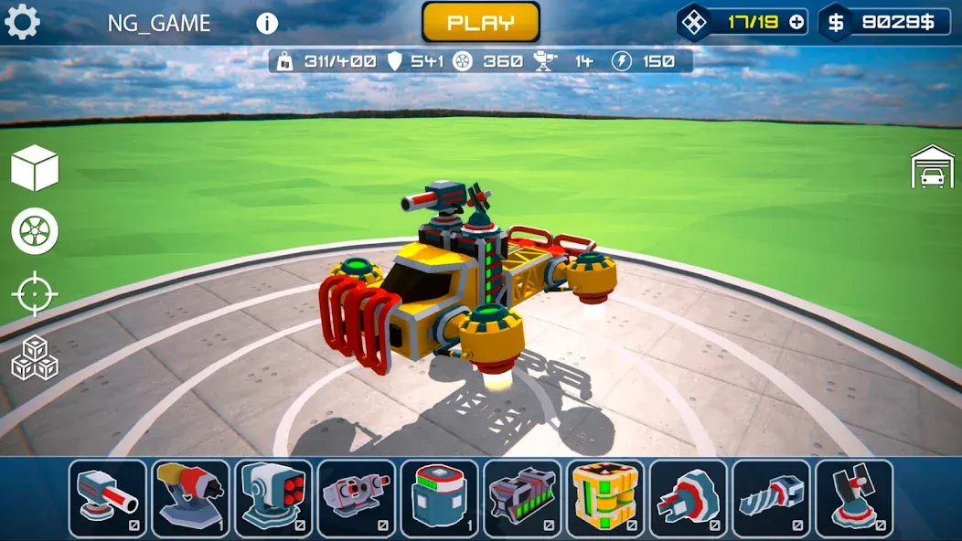 Block Tech : Sandbox Online (Блок Тех) [МОД: Меню, Бесконечные монеты и Открытые уровни] Screenshot 2