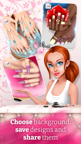 Nail Art Fashion Salon Game [МОД: Много денег, Монет и Все открыто] Screenshot 5