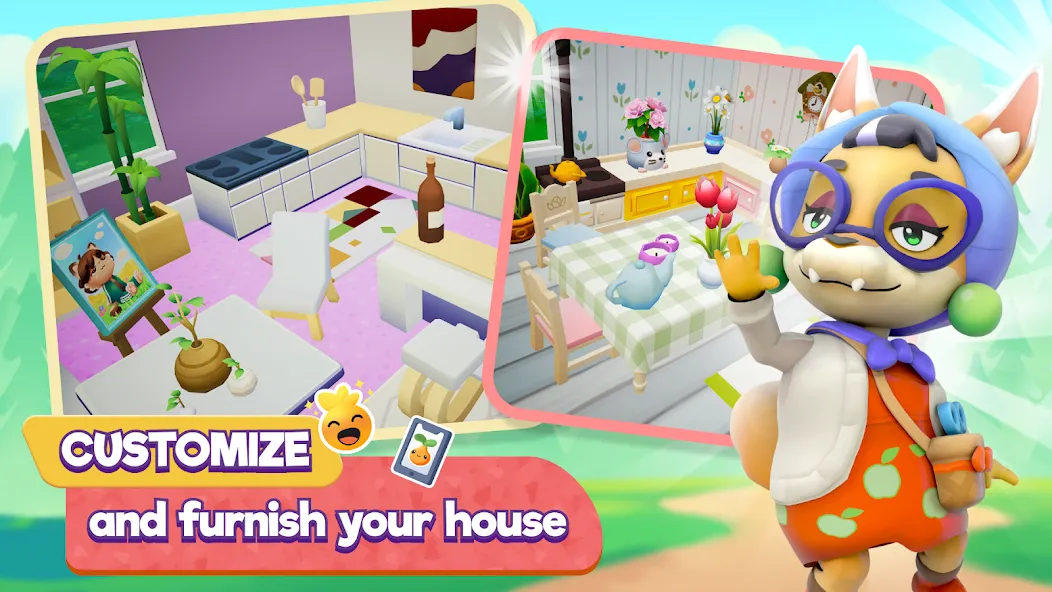 Sunshine Days - Build A Home (Саншайн Дэйз) [МОД: Много монет, Открытые уровни и Мега MOD] Screenshot 4