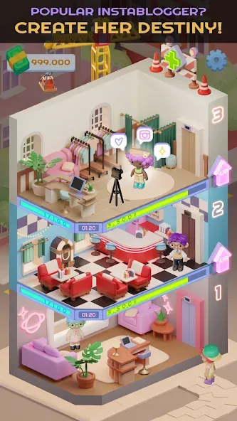 Idol Tower: K-pop & Models (Айдол Тауэр) [МОД: Много денег, Монет и Все открыто] Screenshot 1