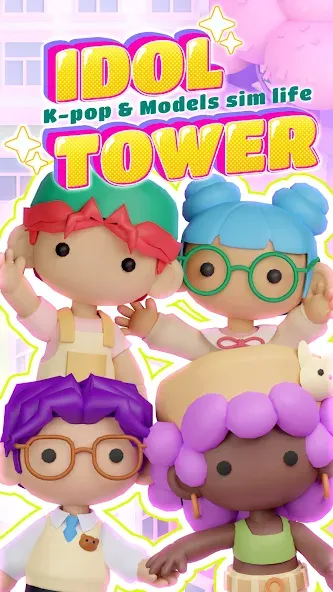 Idol Tower: K-pop & Models (Айдол Тауэр) [МОД: Много денег, Монет и Все открыто] Screenshot 4