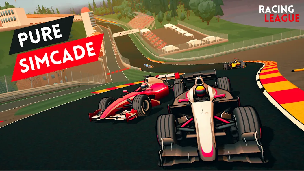 Racing League: 3D Race Offline (Рейсинг Лига) [МОД: Деньги, Монеты и Меню MOD] Screenshot 1