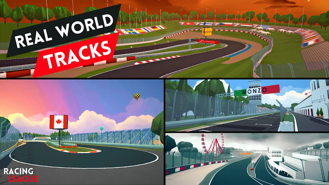 Racing League: 3D Race Offline (Рейсинг Лига) [МОД: Деньги, Монеты и Меню MOD] Screenshot 2