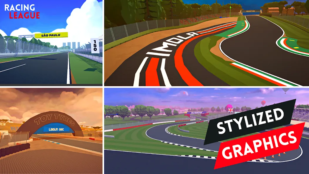 Racing League: 3D Race Offline (Рейсинг Лига) [МОД: Деньги, Монеты и Меню MOD] Screenshot 4
