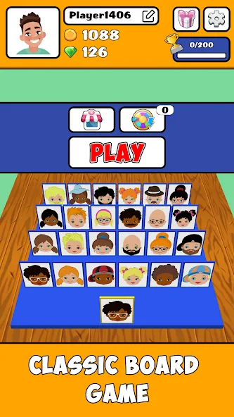 Guess who I am 2 - Board games (Догадайтесь кто я 2) [МОД: Деньги, Монеты и Меню MOD] Screenshot 1