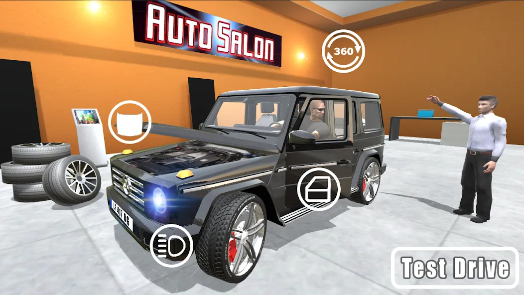 Offroad G-Class [МОД: Деньги, Монеты и Меню MOD] Screenshot 1