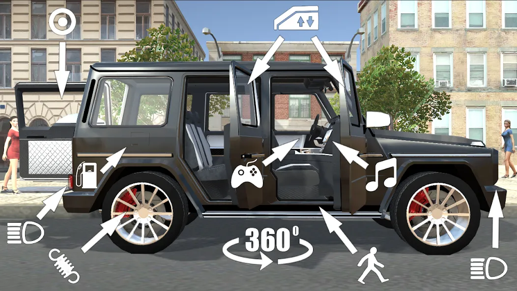Offroad G-Class [МОД: Деньги, Монеты и Меню MOD] Screenshot 2