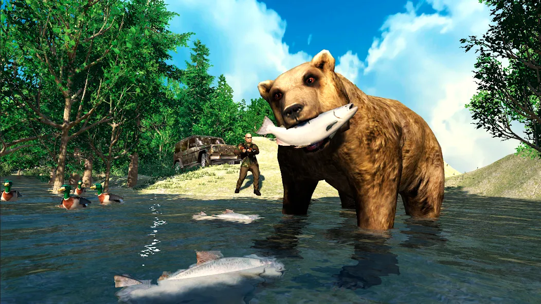 Hunting Simulator 4x4 [МОД: Много денег, Монет и Все открыто] Screenshot 3