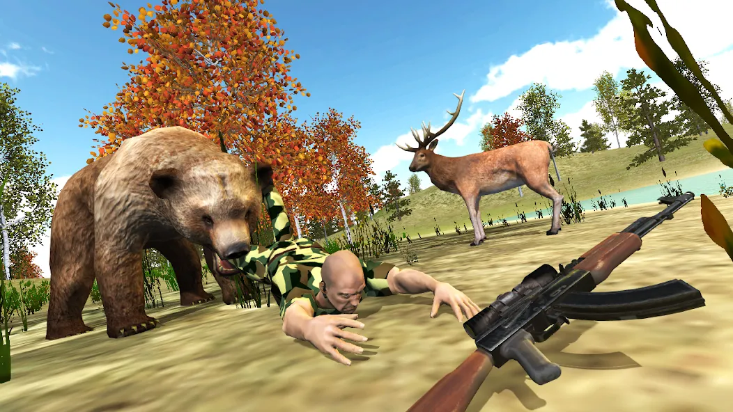 Hunting Simulator 4x4 [МОД: Много денег, Монет и Все открыто] Screenshot 4