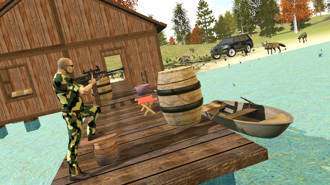 Hunting Simulator 4x4 [МОД: Много денег, Монет и Все открыто] Screenshot 5