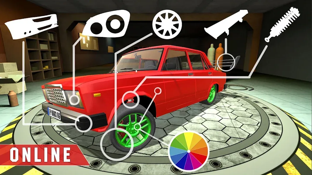 Real Cars Online Racing [МОД: Много денег, Монет и Все открыто] Screenshot 1