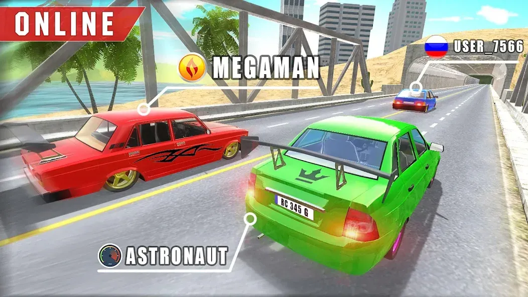 Real Cars Online Racing [МОД: Много денег, Монет и Все открыто] Screenshot 3