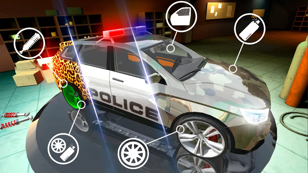 Russian Cars: VestaSW [МОД: Деньги, Монеты и Меню MOD] Screenshot 2