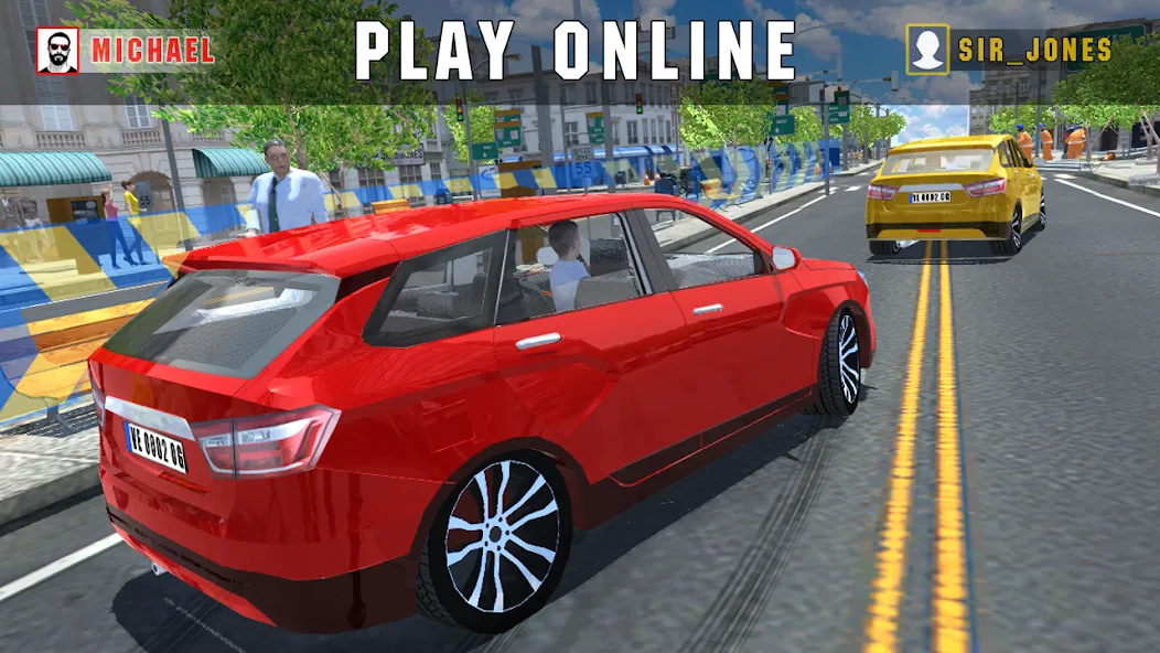 Russian Cars: VestaSW [МОД: Деньги, Монеты и Меню MOD] Screenshot 3