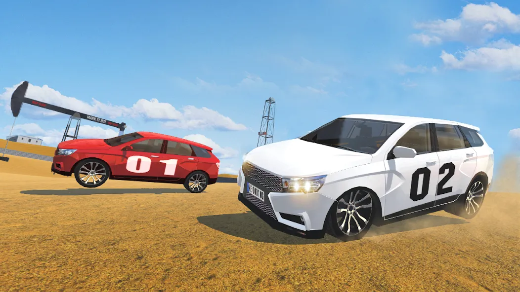 Russian Cars: VestaSW [МОД: Деньги, Монеты и Меню MOD] Screenshot 5