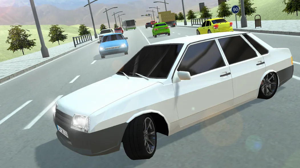 Russian Cars: 99 and 9 in City [МОД: Бесконечные деньги, Монеты и Мега MOD] Screenshot 3