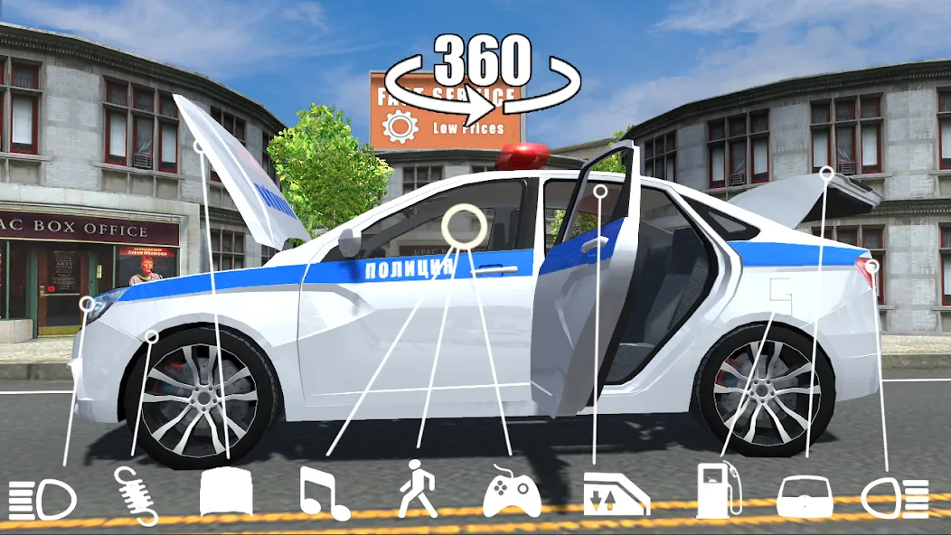 Russian Cars Simulator [МОД: Все открыто, Дополнительные деньги и Меню MOD] Screenshot 2