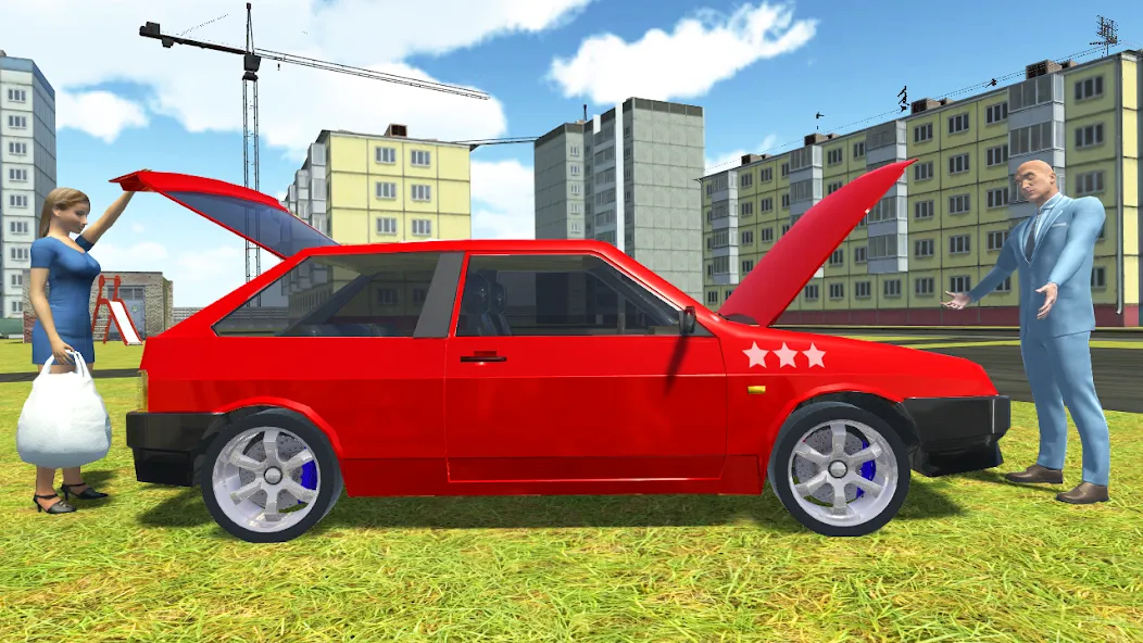 Russian Cars Simulator [МОД: Все открыто, Дополнительные деньги и Меню MOD] Screenshot 3
