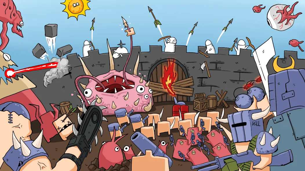 Arrow War [МОД: Деньги, Монеты и Меню MOD] Screenshot 1