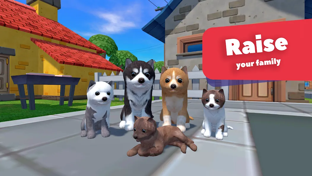 Dog Simulator - Animal Life [МОД: Бесконечные деньги, Монеты и Мега MOD] Screenshot 1
