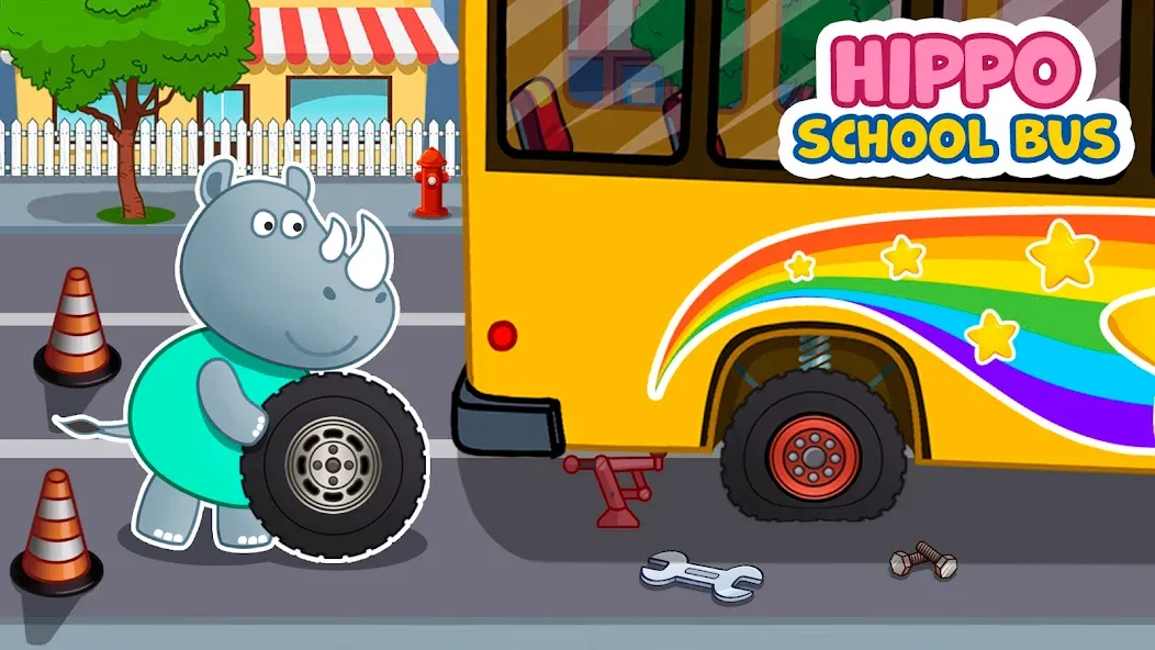 Kids School Bus Adventure [МОД: Бесконечные деньги, Монеты и Мега MOD] Screenshot 4