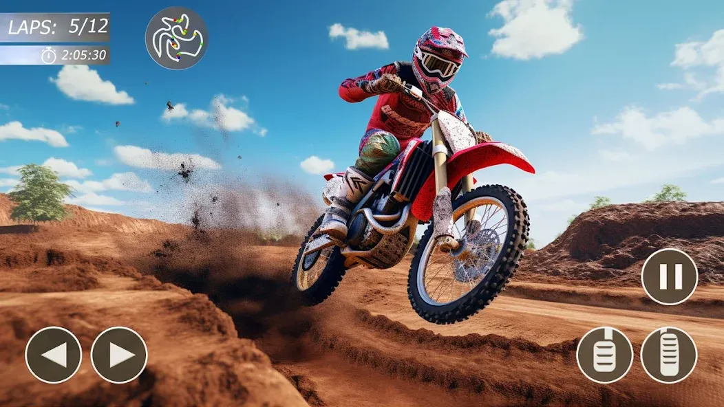 MX Bikes: Motocross Dirt bikes [МОД: Много монет, Открытые уровни и Мега MOD] Screenshot 2