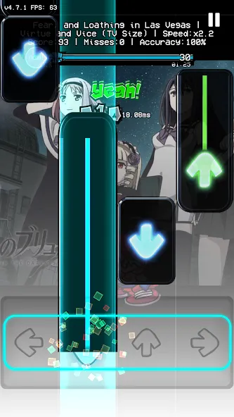 OsuAnime Bling Bang Bang Born (Уии Фанкин Етелед ФНФ Мод) [МОД: Деньги, Монеты и Меню MOD] Screenshot 5