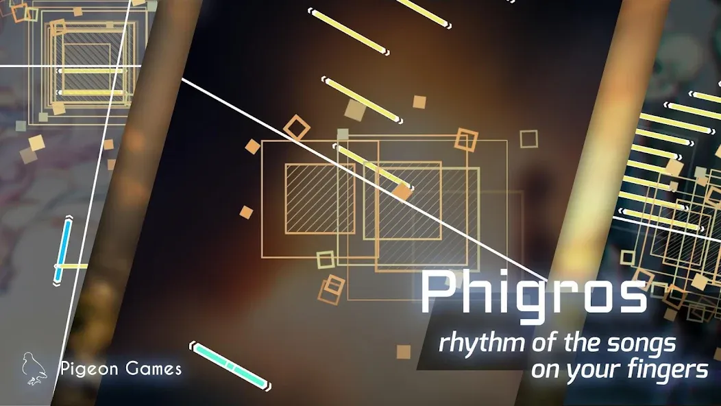Phigros (Фигрос) [МОД: Меню, Бесконечные монеты и Открытые уровни] Screenshot 1