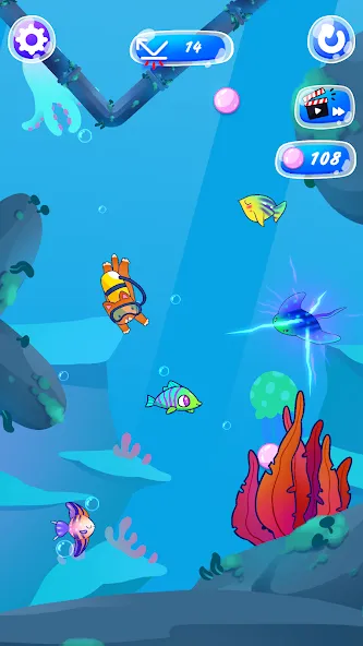 Simba Fishing [МОД: Бесконечные деньги, Монеты и Мега MOD] Screenshot 4