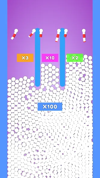 Balls and Ropes: Cut 'n Bounce (Боллс энд Роупс) [МОД: Много монет, Открытые уровни и Мега MOD] Screenshot 3