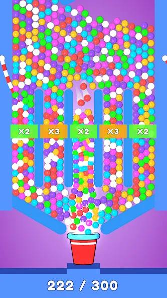 Balls and Ropes: Cut 'n Bounce (Боллс энд Роупс) [МОД: Много монет, Открытые уровни и Мега MOD] Screenshot 4