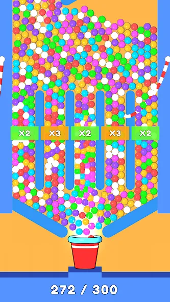 Balls and Ropes: Cut 'n Bounce (Боллс энд Роупс) [МОД: Много монет, Открытые уровни и Мега MOD] Screenshot 5