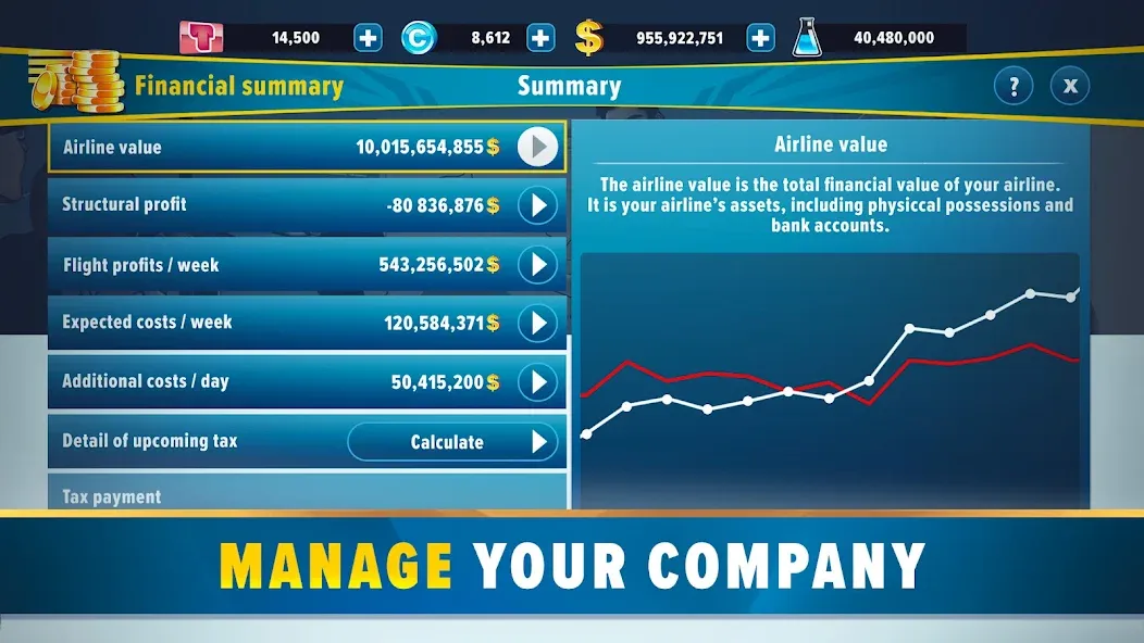 Airlines Manager: Plane Tycoon (Эйрлайнс Менеджер) [МОД: Бесконечные деньги, Монеты и Мега MOD] Screenshot 5