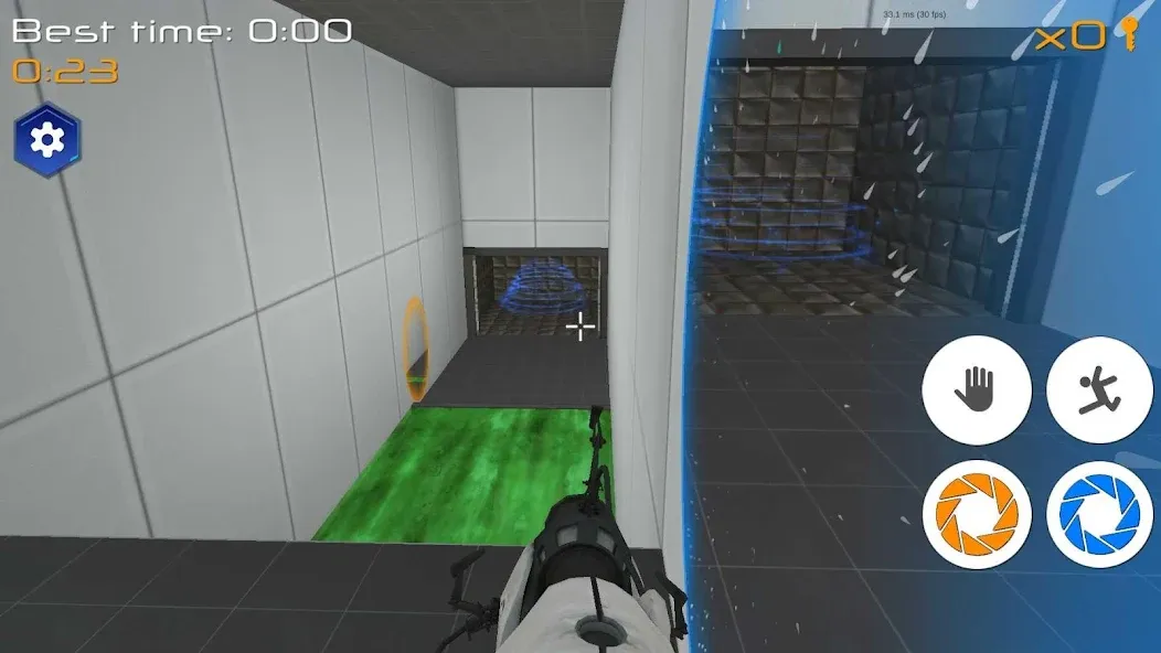 Portal Maze 2 game 3D aperture [МОД: Бесконечные деньги, Монеты и Мега MOD] Screenshot 3