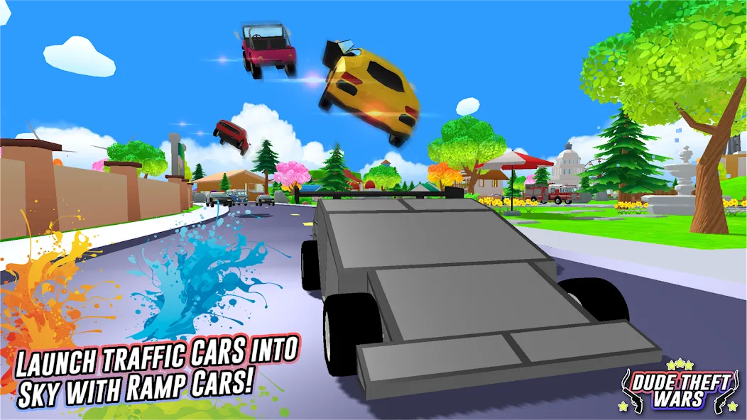 Dude Theft Wars Shooting Games (Дуд Тефт Варс) [МОД: Деньги, Монеты и Меню MOD] Screenshot 5