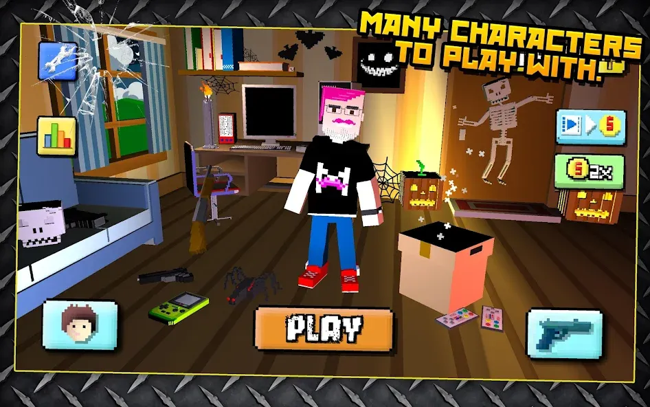 Zombie Breakout: Blood & Chaos (Зомби Брейкут) [МОД: Много денег, Монет и Все открыто] Screenshot 1