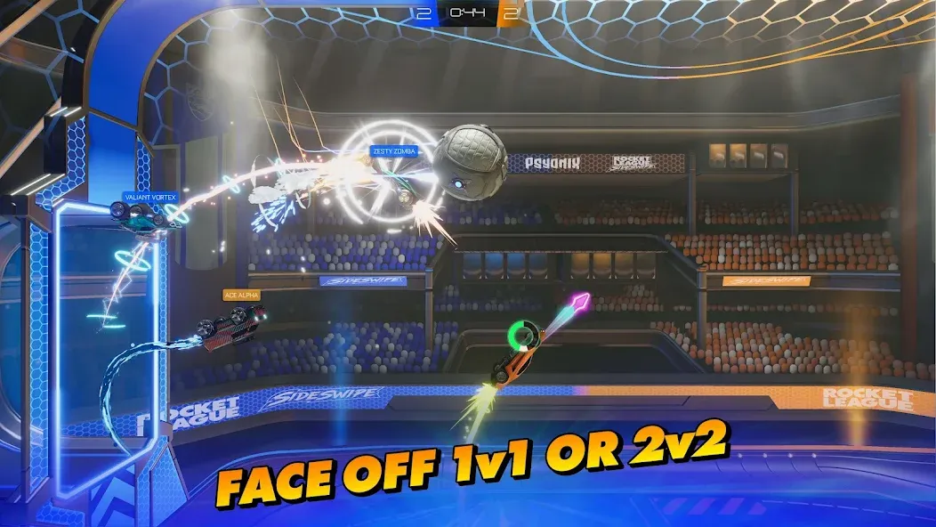 Rocket League Sideswipe (Рокет Лиг Сайдсвайп) [МОД: Меню, Бесконечные монеты и Открытые уровни] Screenshot 2